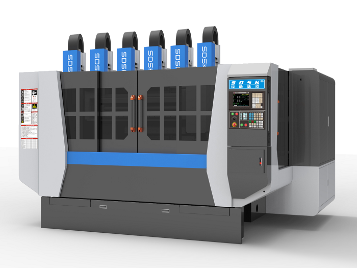 6-axis drilling and tapping machine series with tool magazine